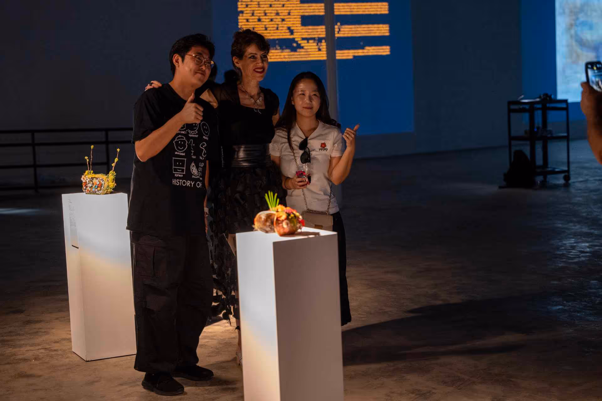 Photography by Gustavo Perez. Opening Nights, Media Under Dystopia 6.0: Looking at Models, 2025.