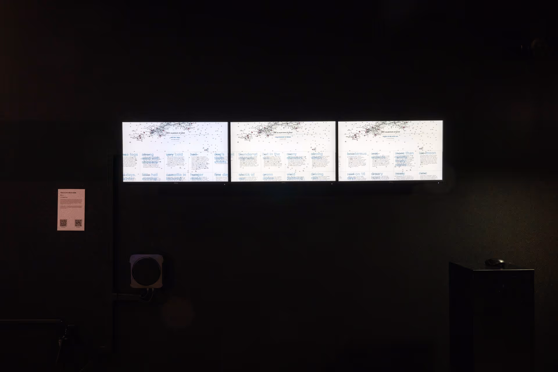 Photograph by Gustavo P&eacute;rez. This is a picture of wind by J. R. Carpenter, 2018.