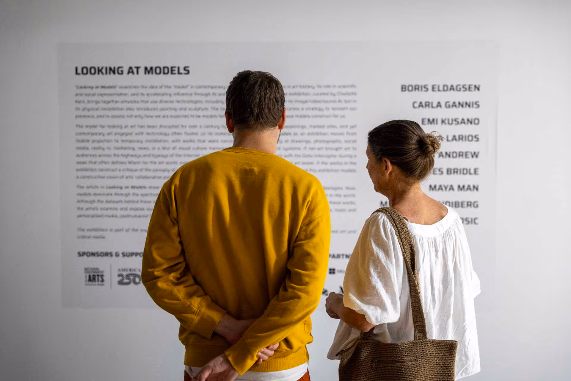 Photography by Gustavo Perez. Opening Nights, Media Under Dystopia 6.0: Looking at Models, 2025.