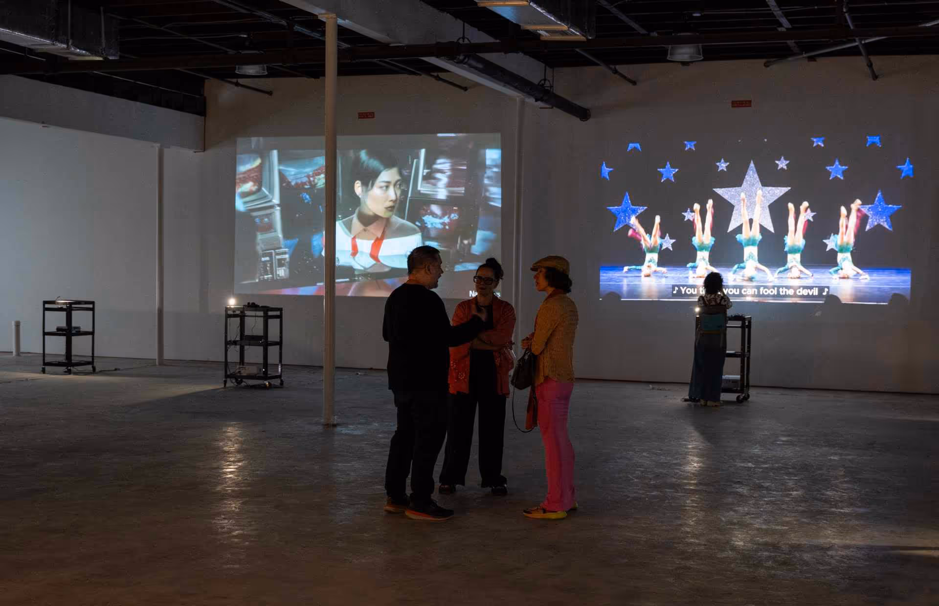 Photography by Gustavo Perez. Opening Nights, Media Under Dystopia 6.0: Looking at Models, 2025.