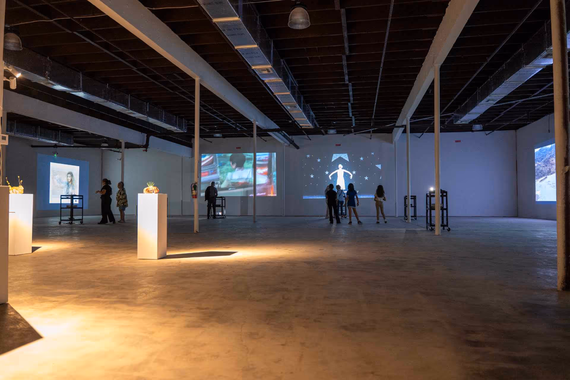 Photography by Gustavo Perez. Opening Nights, Media Under Dystopia 6.0: Looking at Models, 2025.